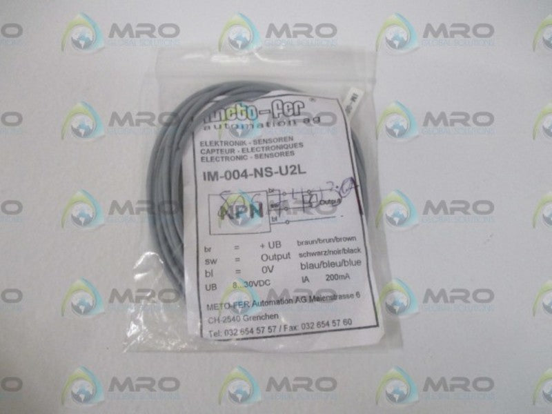METO-FER IM-004-NS-U2L PROXIMITY SENSOR * NEW IN A BAG *