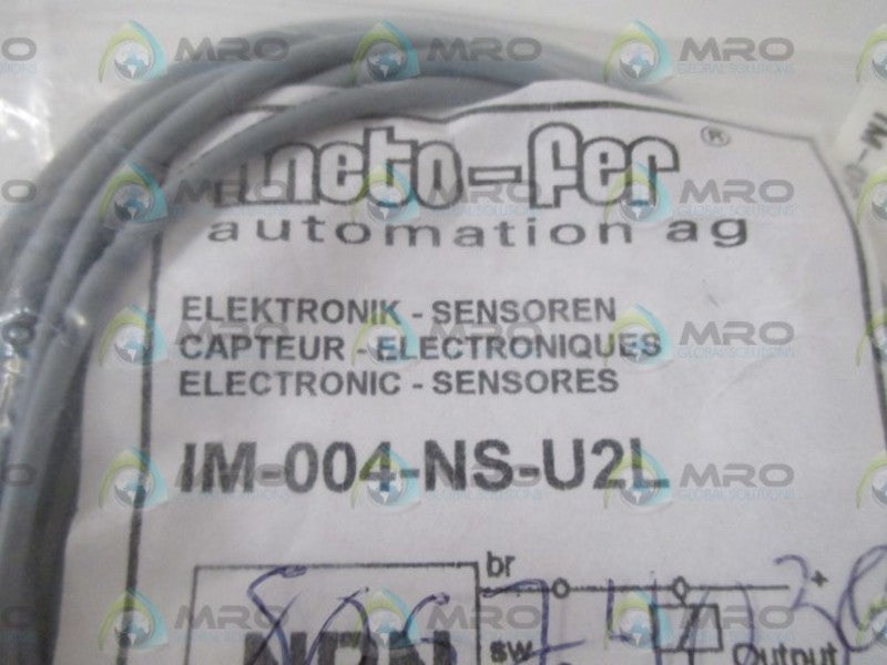 METO-FER IM-004-NS-U2L PROXIMITY SENSOR * NEW IN A BAG *