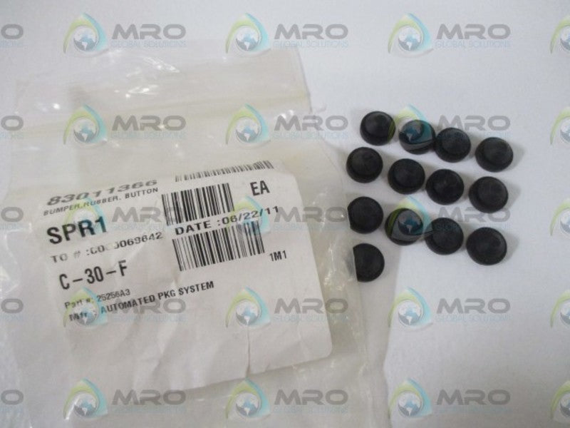 LOT OF 13 AUTOMATED 2556A3 BUMPER, RUBBER, BUTTON *NEW IN A BAG*