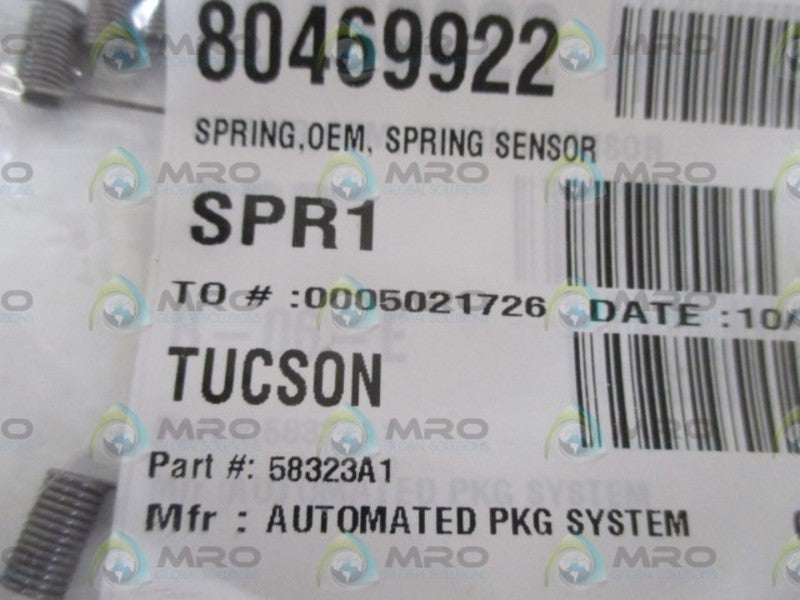 LOT OF 4 AUTOMATED 58323A1 SPRING SENSOR *NEW IN A BAG*