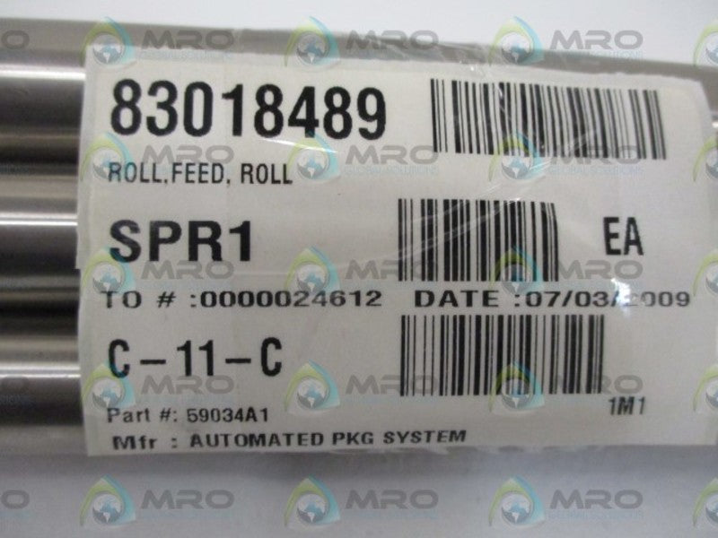 LOT OF 5 AUTOMATED 59034A1 FEED ROLL *NEW NO BOX*
