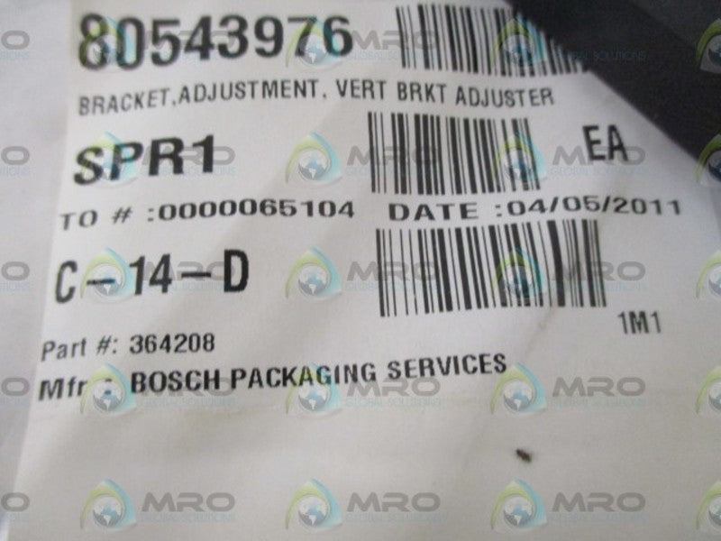 LOT OF 3 BOSCH 364208 VERTICAL ADJUSTER BRACKET *NEW NO BOX*