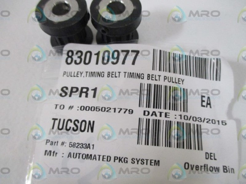 LOT OF 2 AUTOMATED 58233A1 TIMING BELT PULLEY *NEW NO BOX*