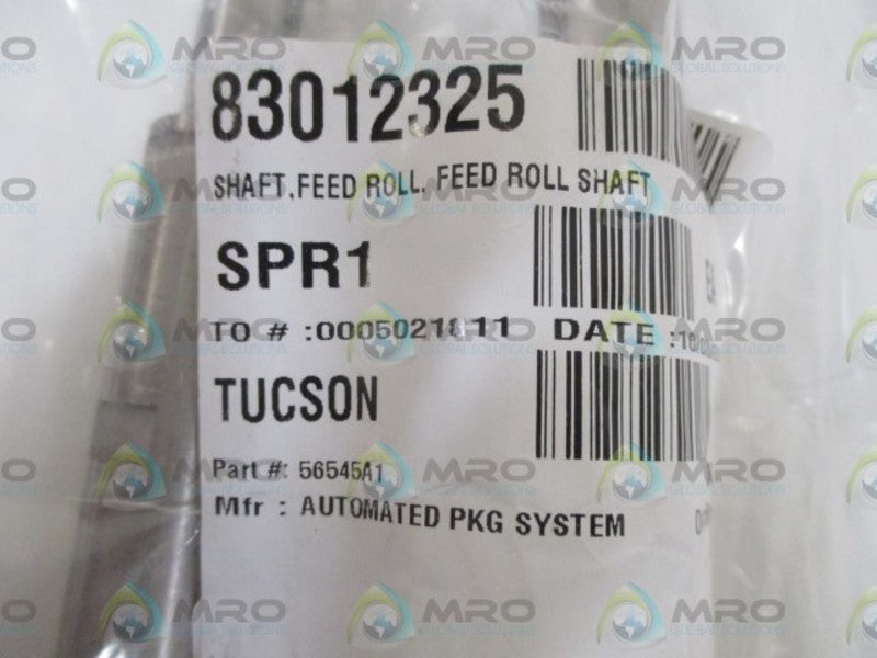 LOT OF 2 AUTOMATED 56545A1 FEED ROLL SHAFT *NEW NO BOX*