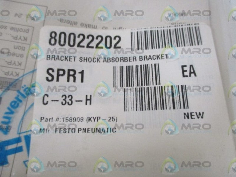 FESTO 158908 KYP-25 BRACKET SHOCK ABSORBER * NEW IN A FACTORY BAG *