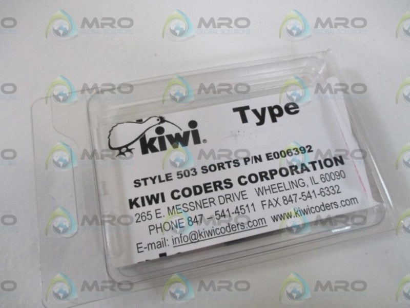 LOT OF 82 KIWI CORP. E006392 E STAMP *ORIGINAL PACKAGE*