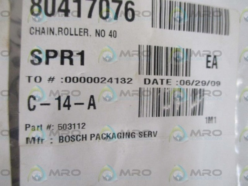 BOSCH 503112 ROLLER CHAIN * NEW IN A BAG *