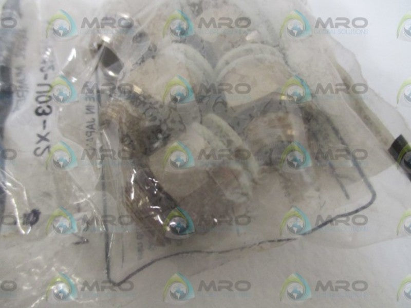 LOT OF 6 SMC KQ2H12-U03-X2 FITTING *NEW IN A FACTORY BAG*