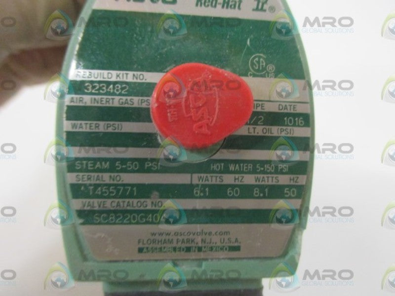 ASCO SC8220G404 SOLENOID VALVE  UNMP