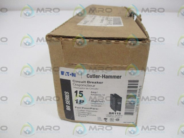 LOT OF 8 CULTER-HAMMER BR115 CIRCUIT BREAKER *NEW IN BOX*
