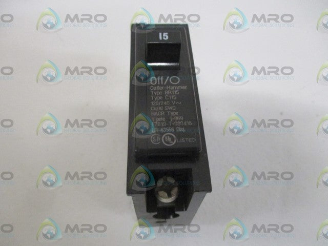 LOT OF 8 CULTER-HAMMER BR115 CIRCUIT BREAKER *NEW IN BOX*