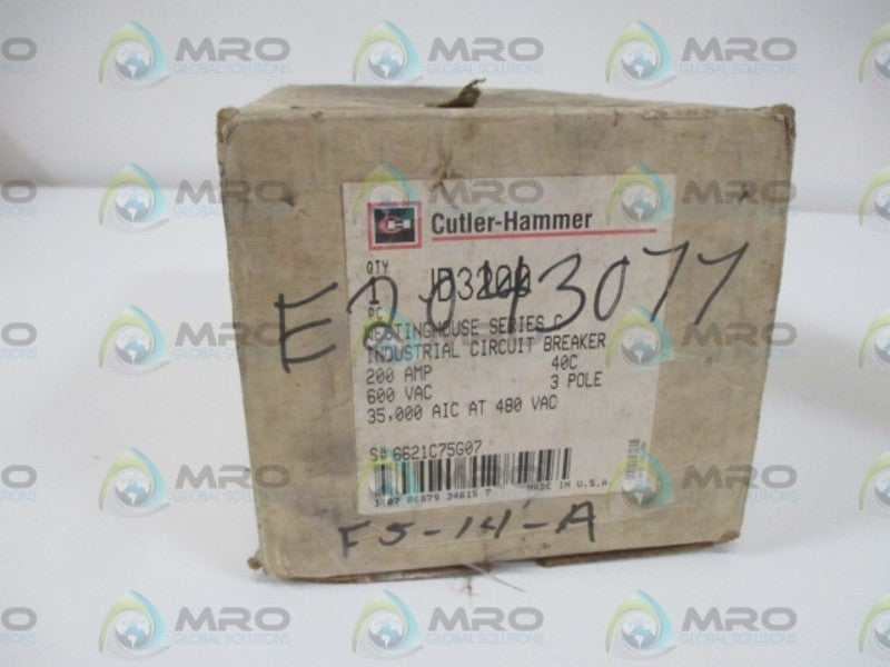 CUTLER HAMMER JD3200 200A  NSMP