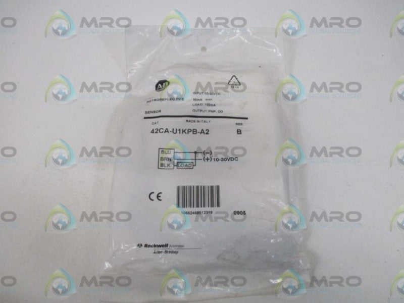 ALLEN BRADLEY 42CA-U1KPB-A2 SER.B PROXIMITY SWITCH * NEW IN A FACTORY BAG *