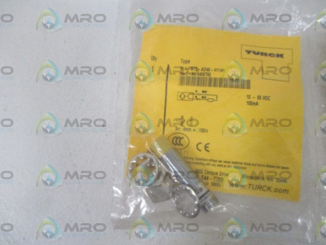 TURCK NI4-M12-AD4X-H1141 PROXIMITY SENSOR * NEW IN FACTORY BAG *
