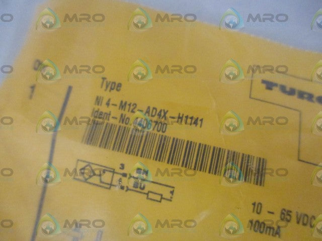 TURCK NI4-M12-AD4X-H1141 PROXIMITY SENSOR * NEW IN FACTORY BAG *