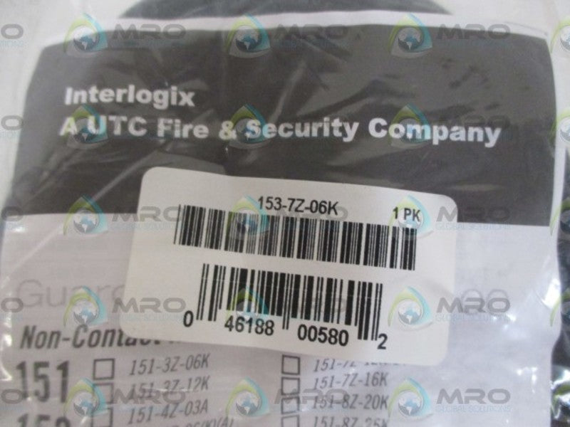 SENTROL IND. 153-7Z-06K INTERLOCK SWITCH * NEW IN A BAG *