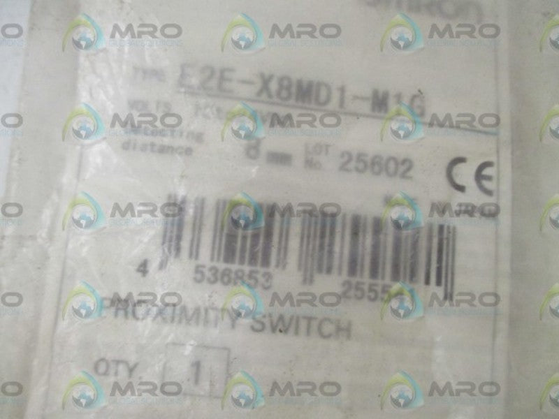 OMRON E2E-X8MD1-M1G PROXIMITY SWITCH * NEW IN A FACTORY BAG *
