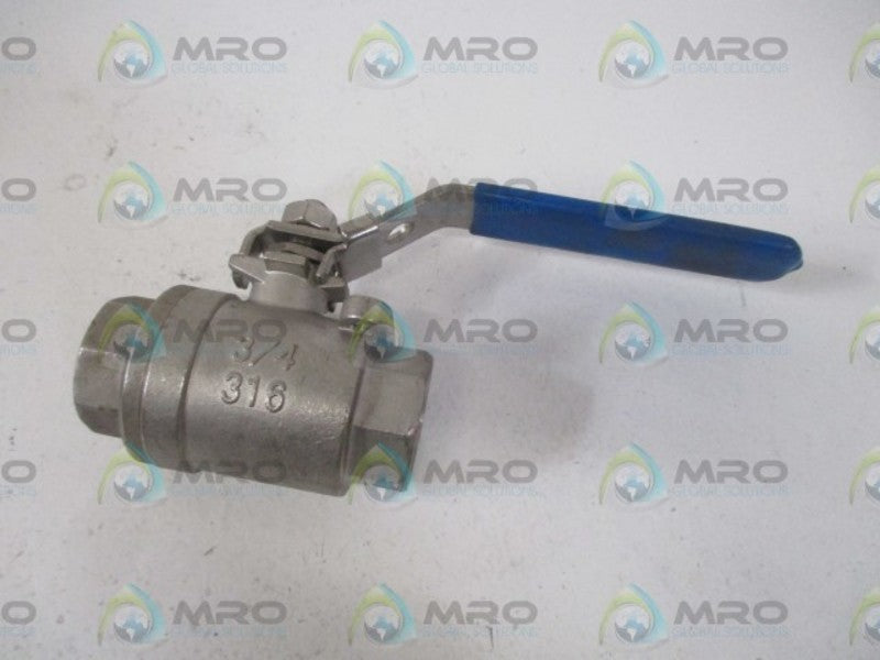 FASTENAL 3/4" 316 1000 WOG BALL VALVE *NEW NO BOX*
