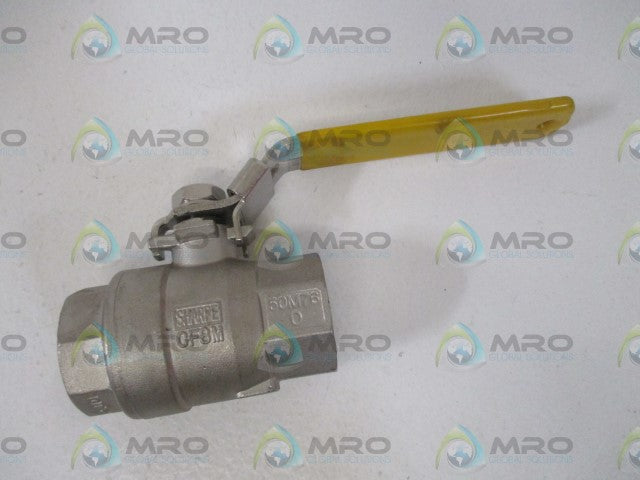 SHARPE CF8M 1" 1000 CWP BALL VALVE *NEW NO BOX*