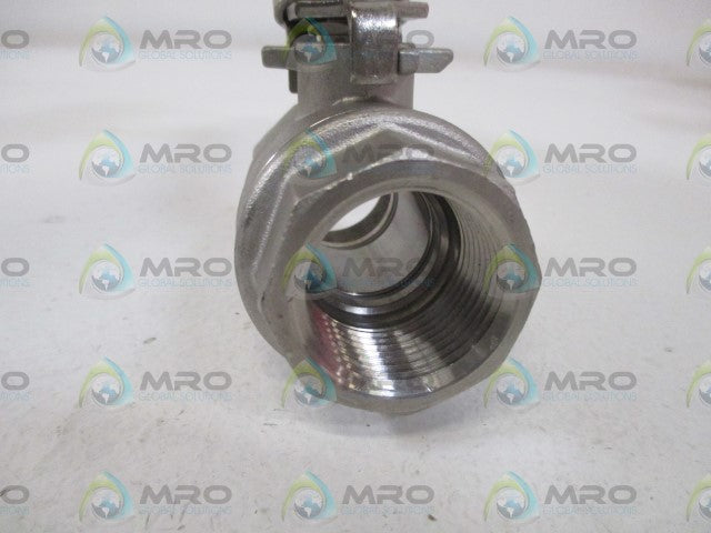 SHARPE CF8M 1" 1000 CWP BALL VALVE *NEW NO BOX*