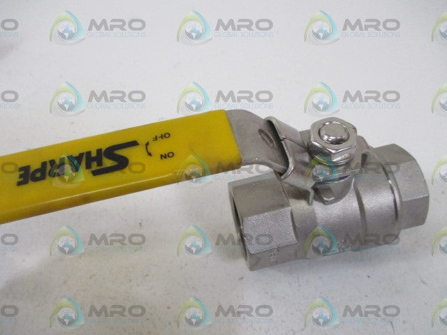SHARPE CF8M 1" 1000 CWP BALL VALVE *NEW NO BOX*