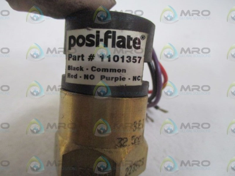 POSI-FLATE 1101357 PRESSURE SWITCH * NEW OUT OF A  BOX *