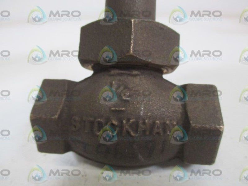 STOCKHAM 1/2" 300S 1000 WOG CHECK VALVE *USED*