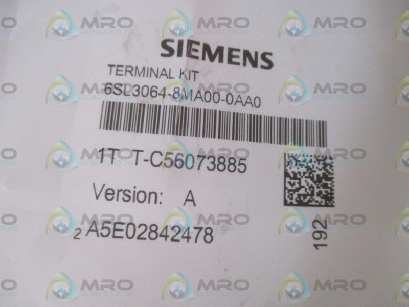SIEMENS 6SL3064-8MA00-0AA0 SPARE PART KIT * NEW IN A FACTORY BAG *