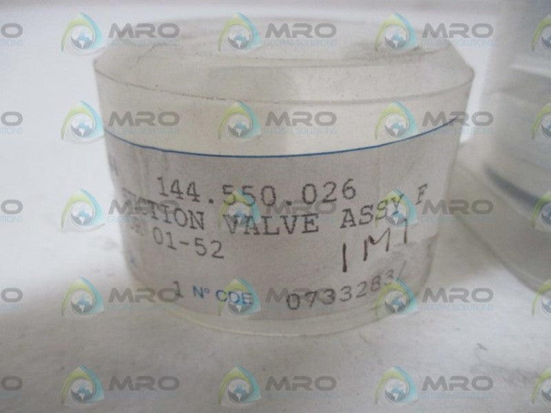 KREMLIN 144.550.026 SUCTION VALVE ASSY. * ORIGINAL PACKAGE *