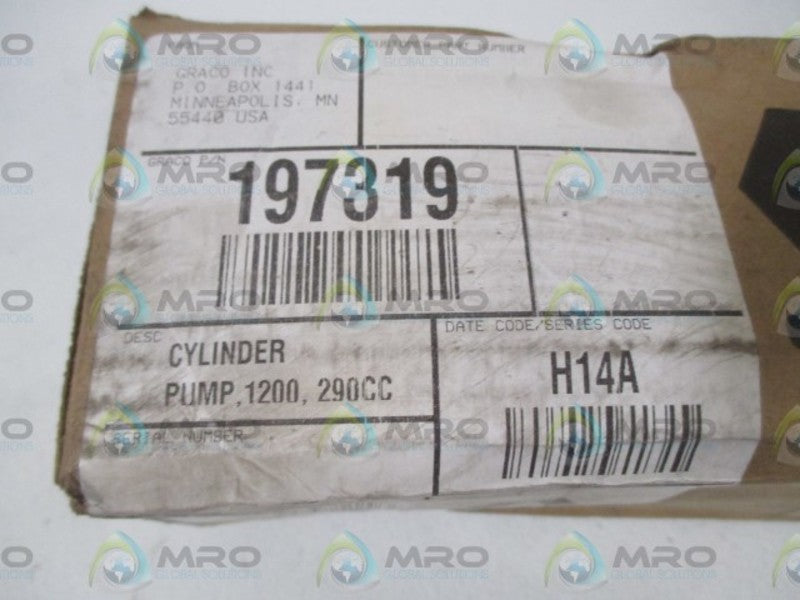 GRACO 197319 CYLINDER PUMP * FACTORY SEALED *