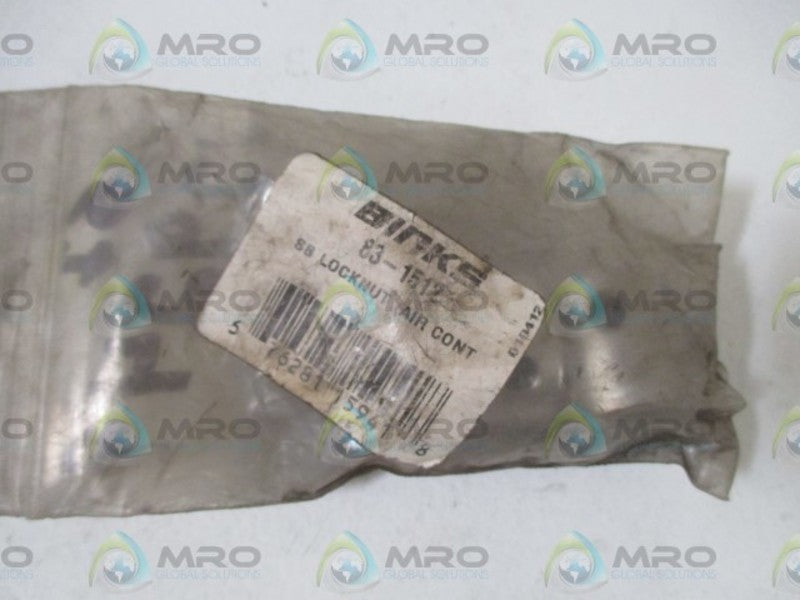 LOT OF 2 BINKS 83-1512 LOCKNUT AIR COUNT *NEW IN A BAG*
