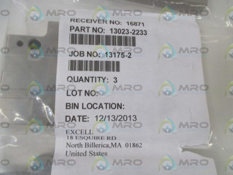 LOT OF 3 EXCELL 13023-2233 *NEW IN A BAG*