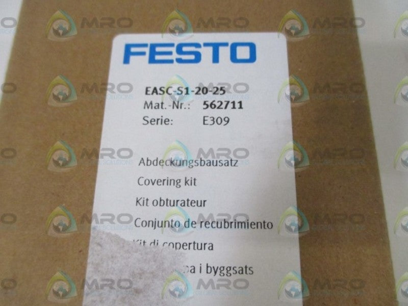 FESTO EASC-S1-20-25 COVERING KIT * FACTORY SEALED *