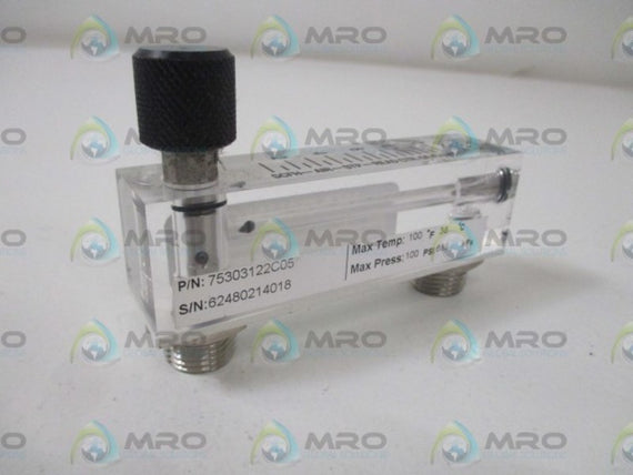 KING INST. 75303122C05 FLOW METER * NEW NO BOX *