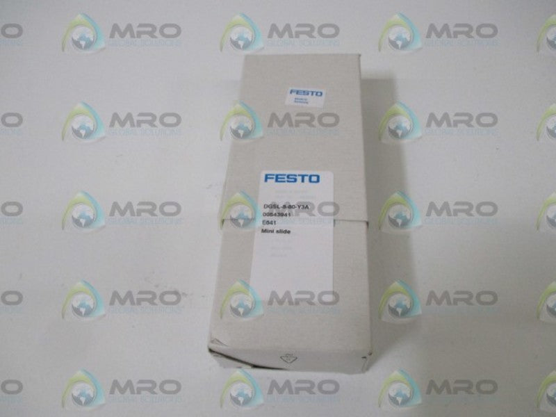 FESTO DGSL-8-80-Y3A MINI SLIDE * FACTORY SEALED *