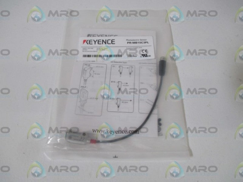 KEYENCE PR-MB15C3PL PHOTOELECTRIC SENSOR * NEW IN A FACTORY BAG *