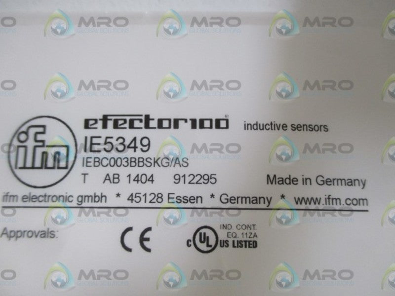 IFM EFECTOR IE5349 INDUCTIVE PROXIMITY SENSOR * NEW IN A FACTORY BAG *