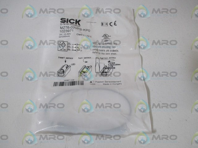 SICK MZT6-03VPS-KP0 PROXIMITY SWITCH * NEW IN FACTORY BAG *
