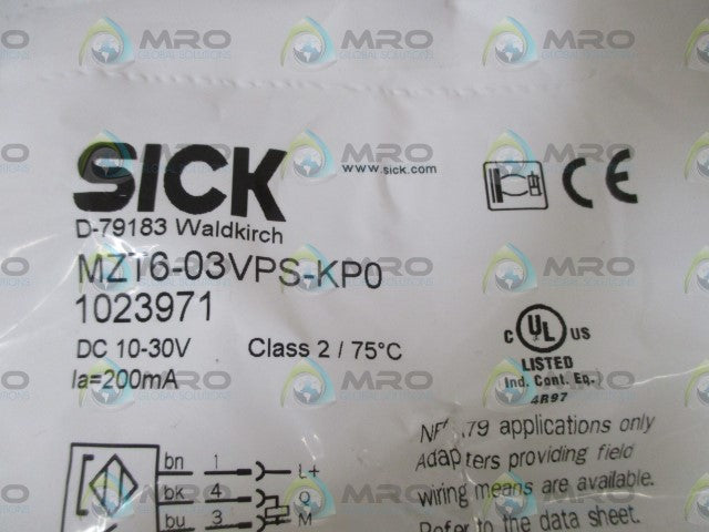 SICK MZT6-03VPS-KP0 PROXIMITY SWITCH * NEW IN FACTORY BAG *