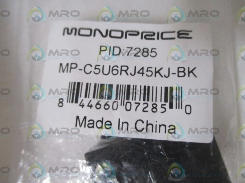 MONOPRICE MP-C5U6RJ45KJ-BK COUPING CONNECTOR * NEW IN A FACTORY BAG *