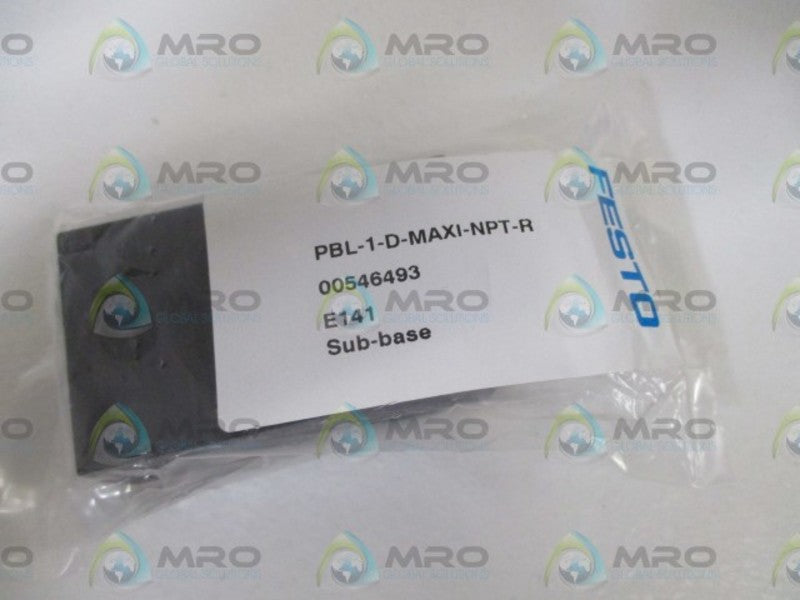 FESTO PBL-1-D-MAXI-NPT-R SUB-BASE * NEW IN A FACTORY BAG *