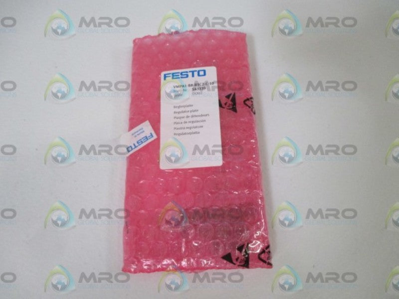 FESTO VMPA1-B8-R1C2-C-10 REGULATOR PLATE *NEW NO BOX*