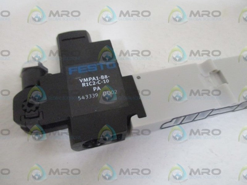 FESTO VMPA1-B8-R1C2-C-10 REGULATOR PLATE *NEW NO BOX*