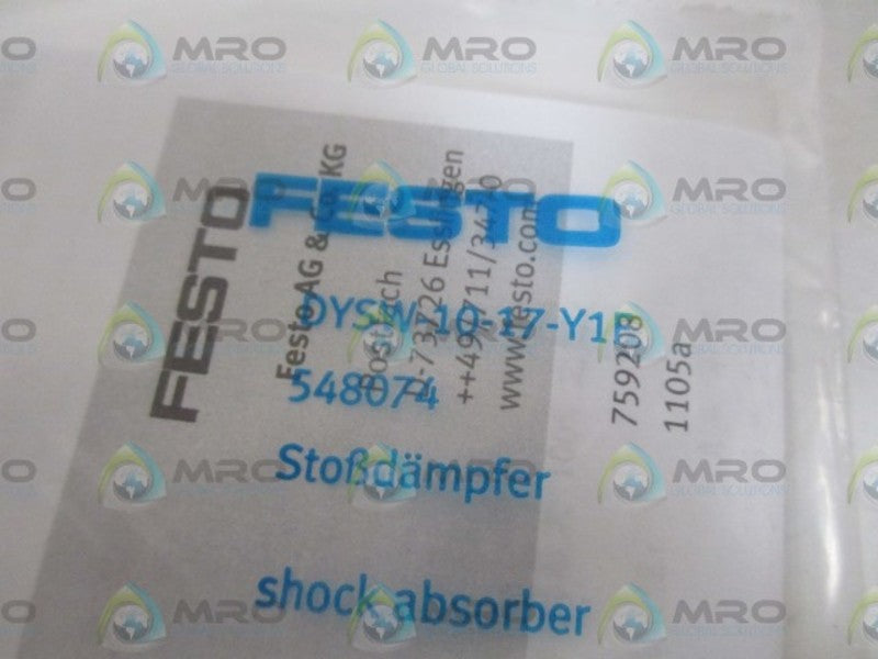 FESTO DYSW-10-17-Y1F SHOCK ABSROBER * NEW IN A FACTORY BAG *