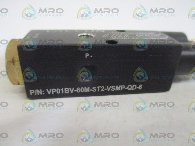 VACCON VP01BV-60M-ST2-VSMP-QD-6 SOLENOID VALVE(AS IS) *NEW NO BOX*
