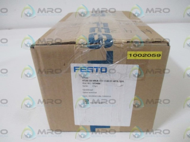 FESTO VTUG-10-VRLK-B1T-G18-DT-M5S-7G5L MANIFOLD ASSY. *NEW IN BOX*