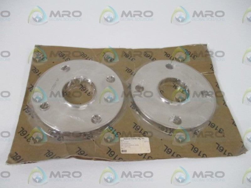 LOT OF 2 STEEL & O'BRIEN MFG. INC. RJNY 38W WELD NECK FLANGE *ORIGINAL PACKAGE*