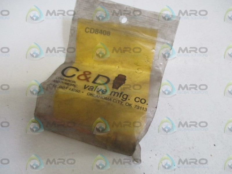 C&D CD8408 UNIVERSAL LINE SERVICE VALVE WITH 1/8" TUBE * NEW IN A BAG *