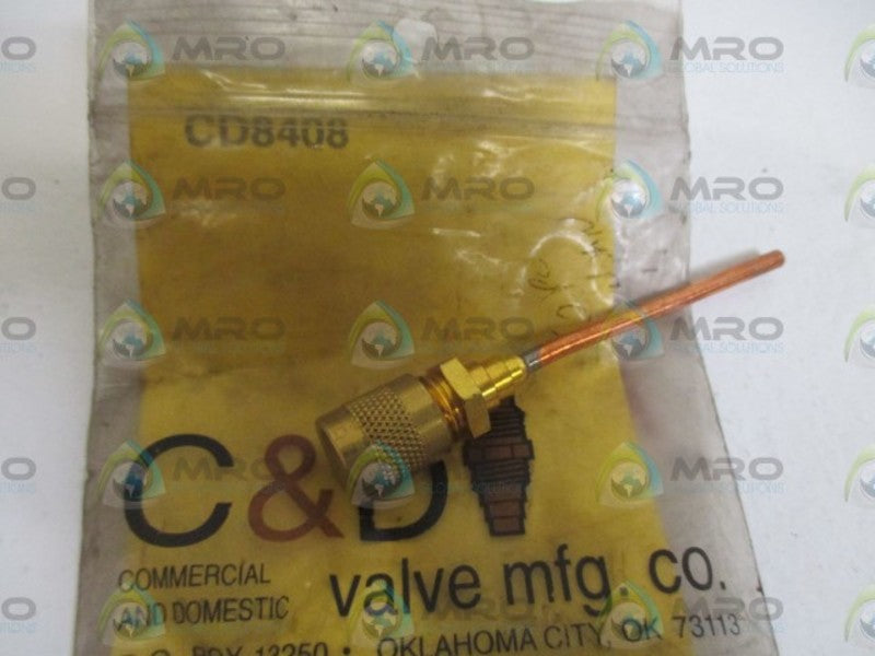 C&D CD8408 UNIVERSAL LINE SERVICE VALVE WITH 1/8" TUBE * NEW IN A BAG *
