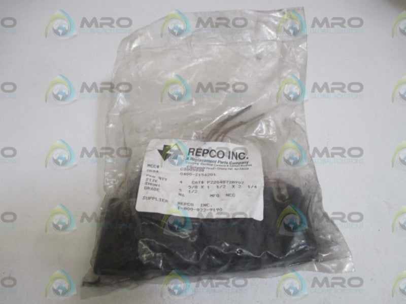 LOT OF 4 REPCO INC. P2204872M902 CARBON BRUSH *NEW IN A BAG*